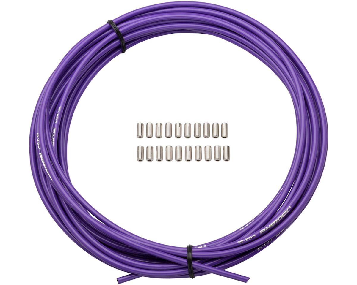 Jagwire Sport Brake Housing (Purple) (5mm) (10 Meters) (w/ Slick-Lube Liner)