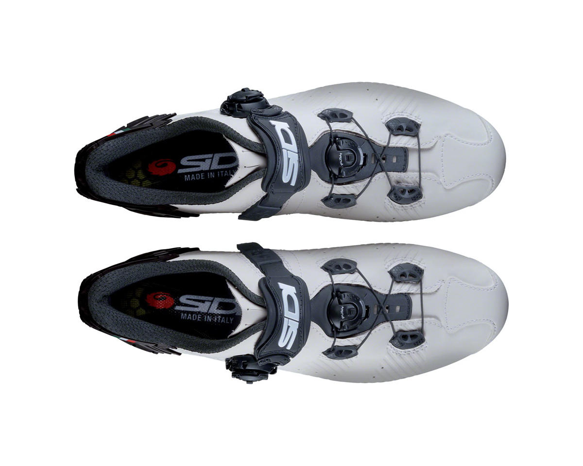 Sidi Men’s Wire 2S Road Shoes (White/Black) (43)