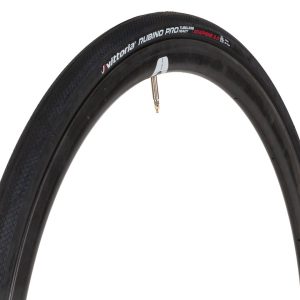 Vittoria Rubino Pro TLR Tubeless Road Tire (Black) (700c) (28mm) (Graphene 2.0)