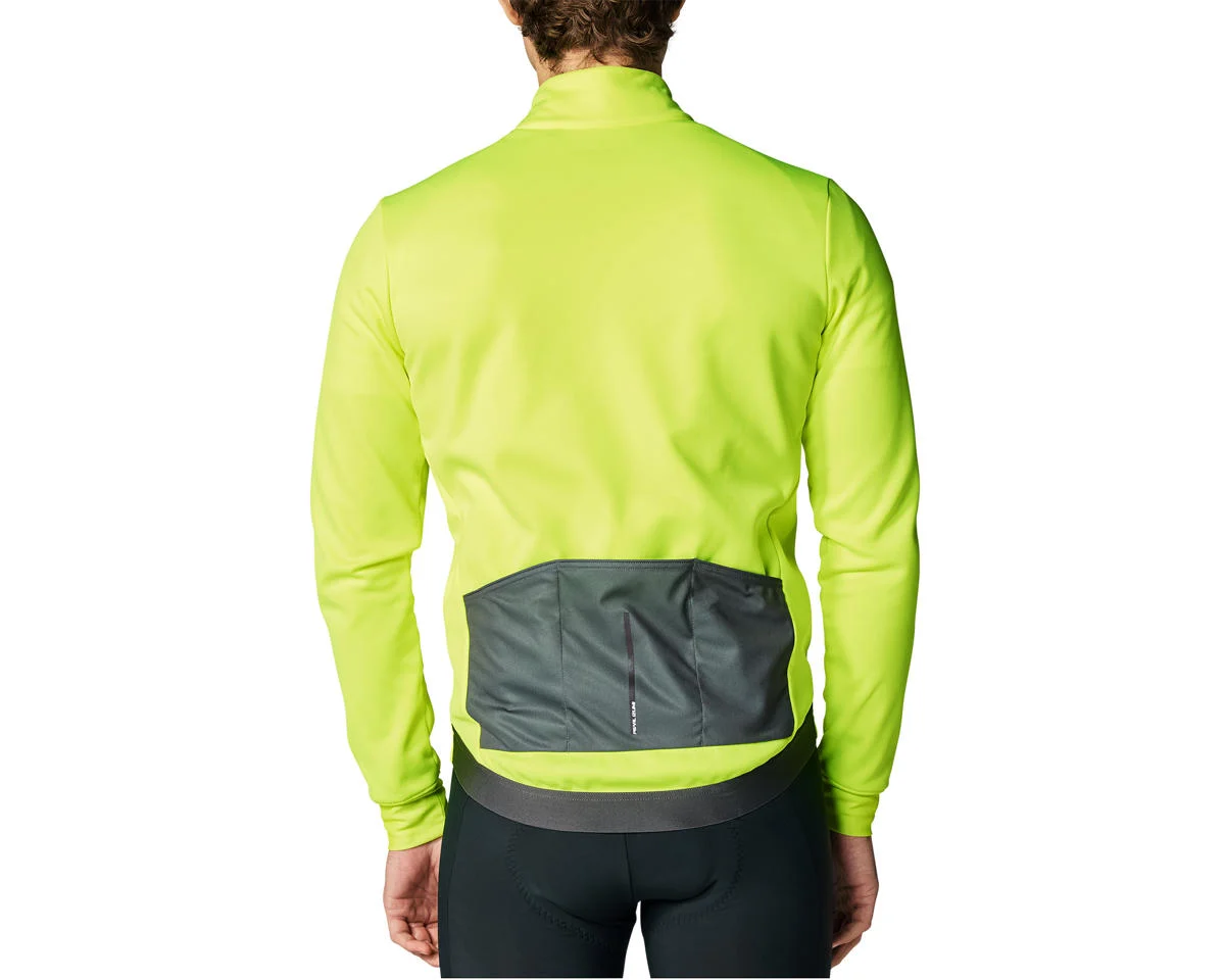 Pearl iZUMi Quest Thermal Long Sleeve Jersey (Screaming Yellow/Dark Shadow) (L)