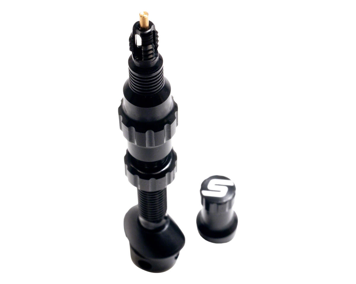 Stan’s Exo-Core Tubeless Valve Stems (Black) (Pair) (43mm)