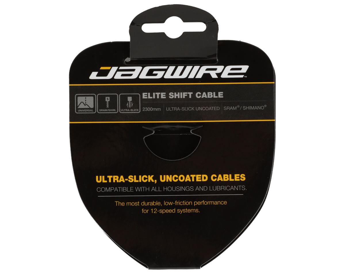 Jagwire Elite Ultra-Slick Derailleur Cable (For Shimano/SRAM) (Stainless) (1.1mm) (2300mm) (1 Pack)