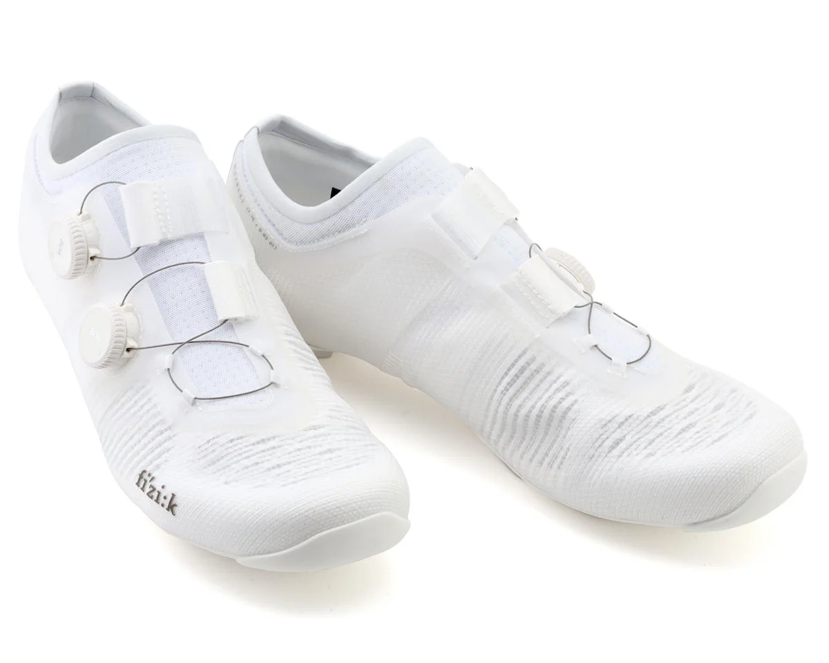 fizik Vega Carbon Road Shoes (White/White) (44.5)