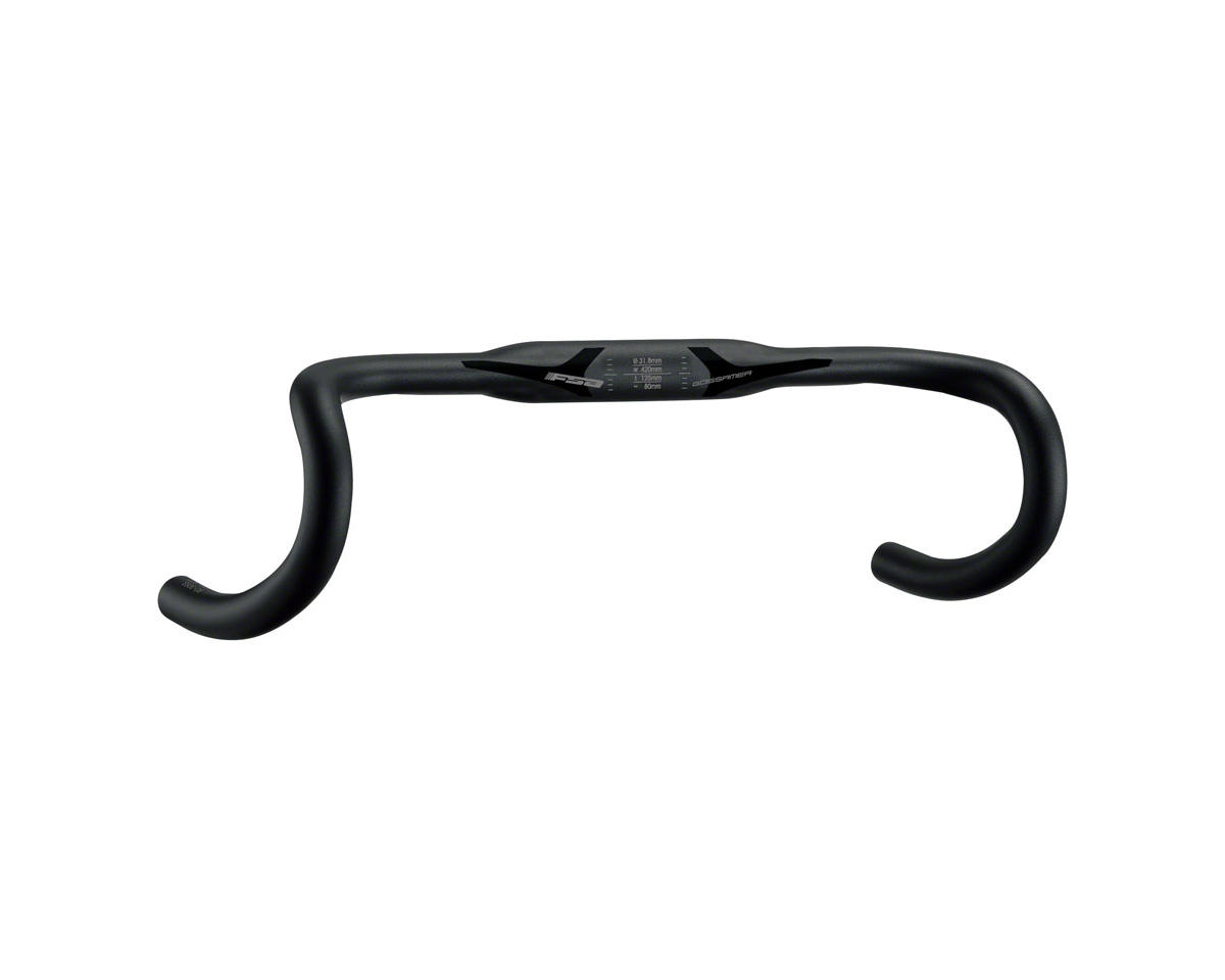 Full Speed Ahead Gossamer Compact Drop Handlebar (Black) (40cm)