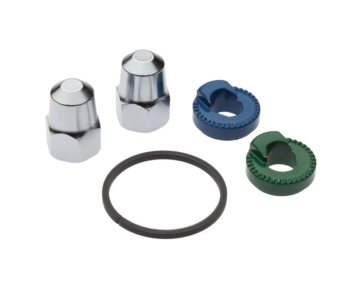 Shimano Rear Hub Nuts, Cog Snap Ring, & Non-Turn Washers (Alfine and Nexus) (For Vertical Dropouts)