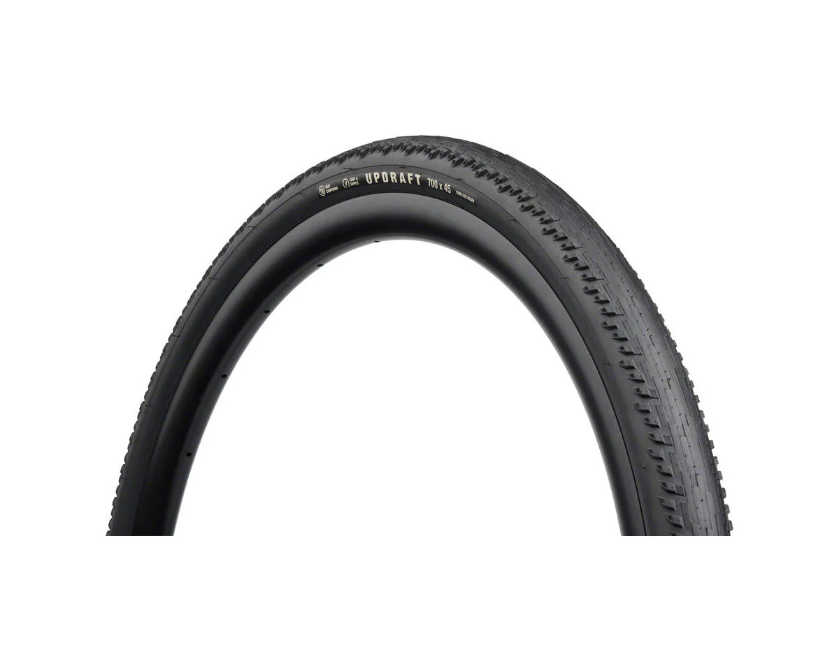 Teravail Updraft Tubeless Gravel Tire (Black) (700c) (45mm) (Durable) (Fast Compound)