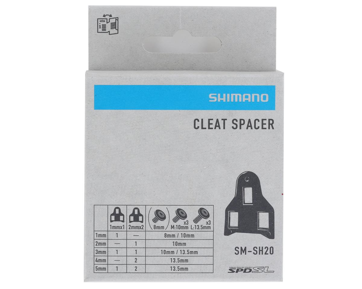 Shimano SM-SH20 SPD-SL Cleat Spacers (Black)