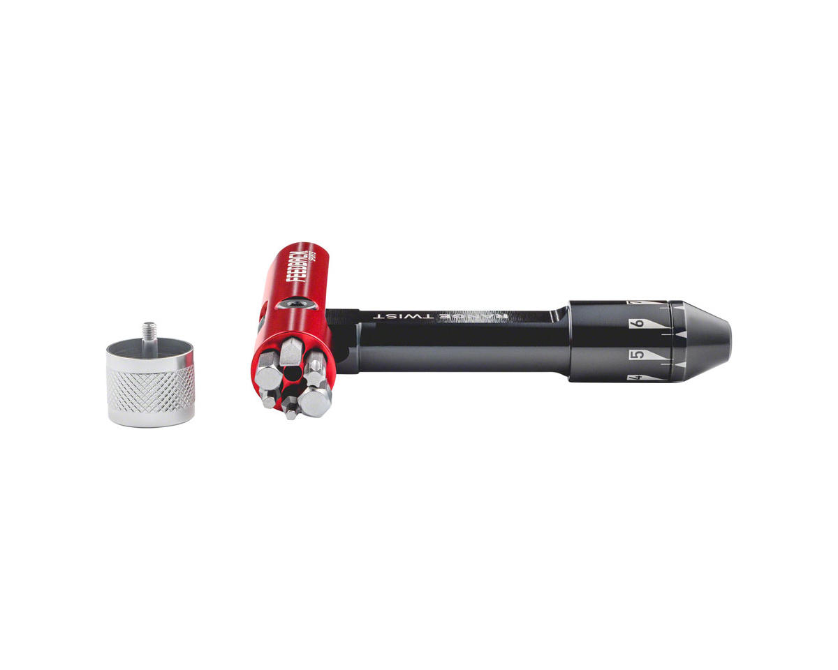 Feedback Sports Range Twist Torque Wrench (Black/Red) (2-8 Nm)