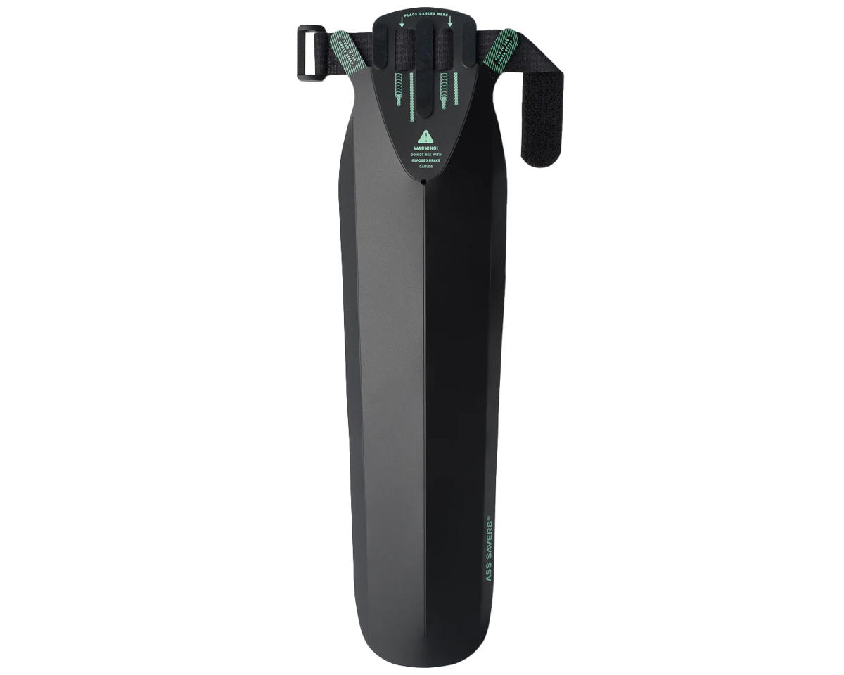 Ass Savers Speed Mullet Regular Front Fender (Black) (Road/Gravel) (Downtube Mount)