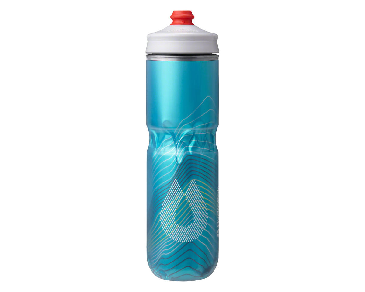 Hydrapak Polar Surge Ascent Insulated Water Bottle (Blue) (24oz) (Single)