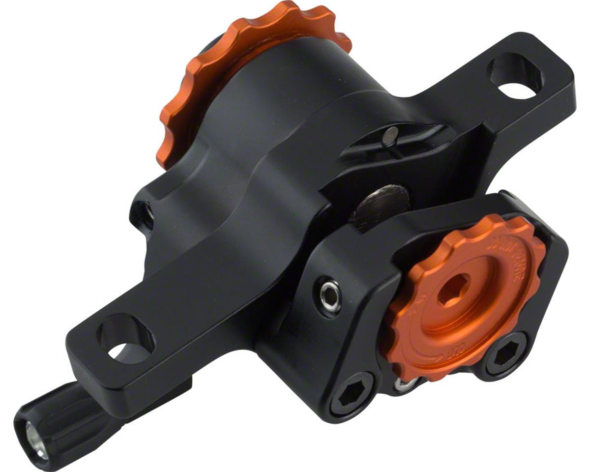 Paul Components Klamper Disc Brake Caliper (Black/Orange) (Mechanical) (Front or Rear) (Long Pull) (Post Mount)