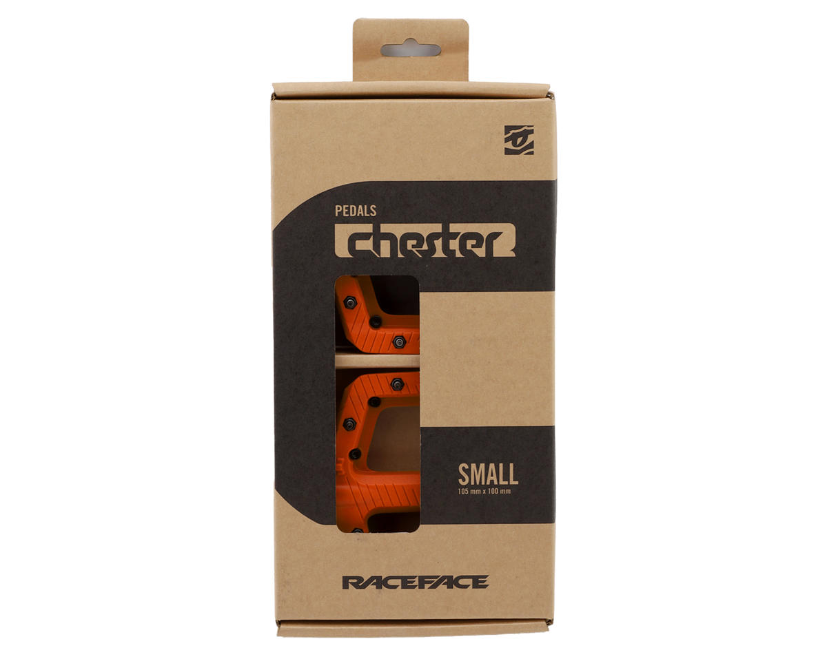 Race Face Chester Composite Platform Pedals (Orange) (S)