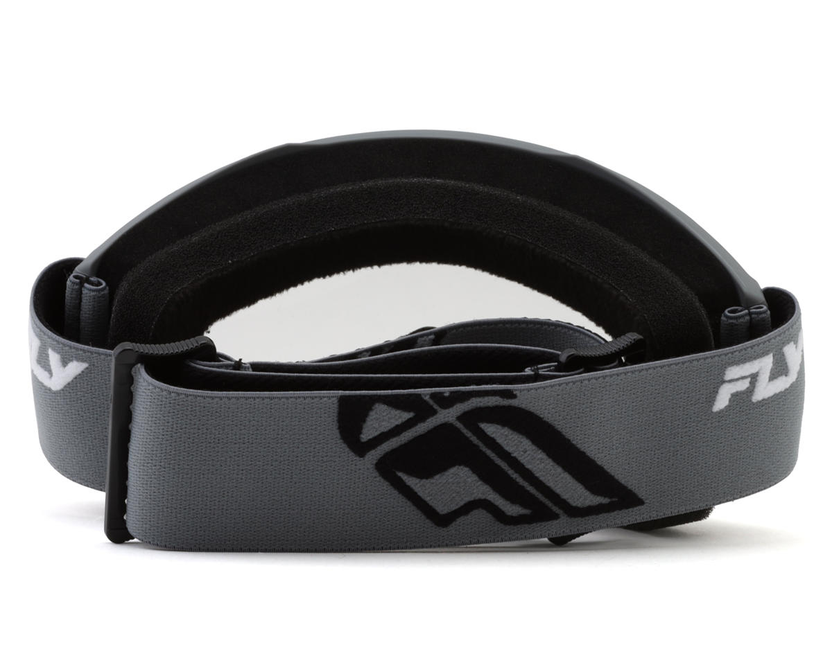 Fly Racing Youth Focus Goggle (Grey/Black) (Clear Lens)