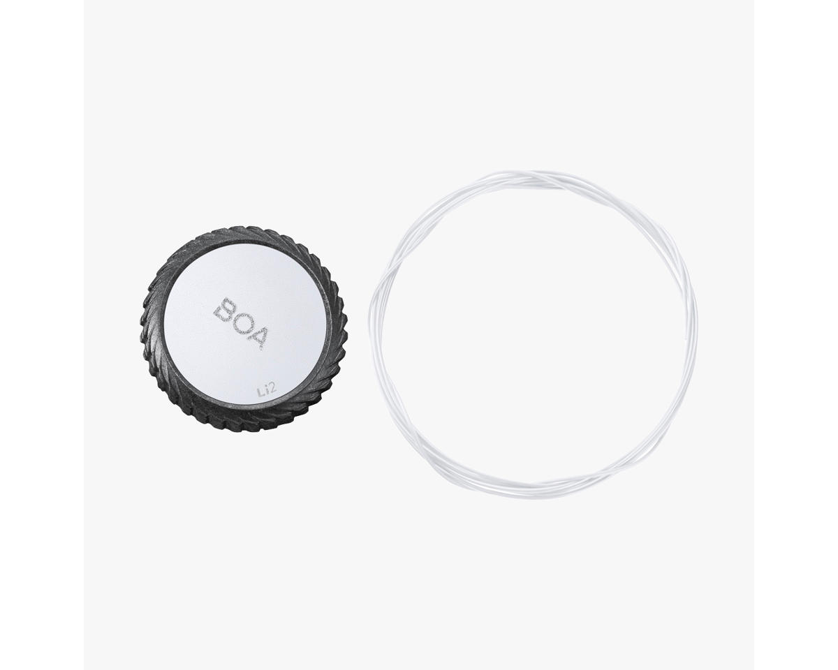 Shimano BOA Li2 Repair Kit (White/Black Dial w/ White Cable) (Left) (Fits SH-RC902 S-PHYRE Road Shoes)
