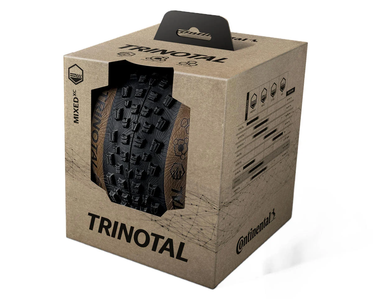 Continental Trinotal Tubeless Mountain Tire (29″) (2.4″) (Grip/Race) (Transparent)