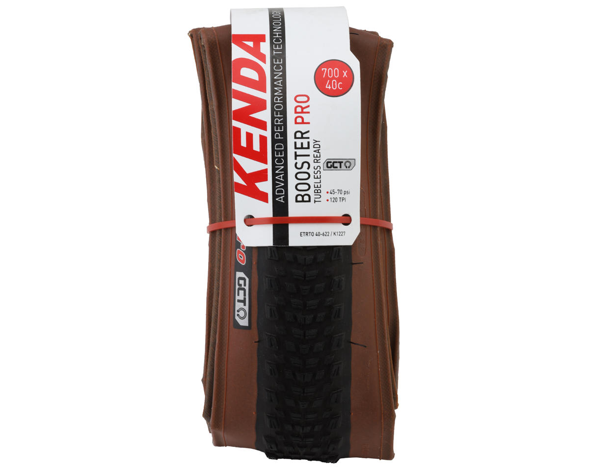 Kenda Booster Pro Tubeless Gravel Tire (700c) (40mm) (Tan Wall)