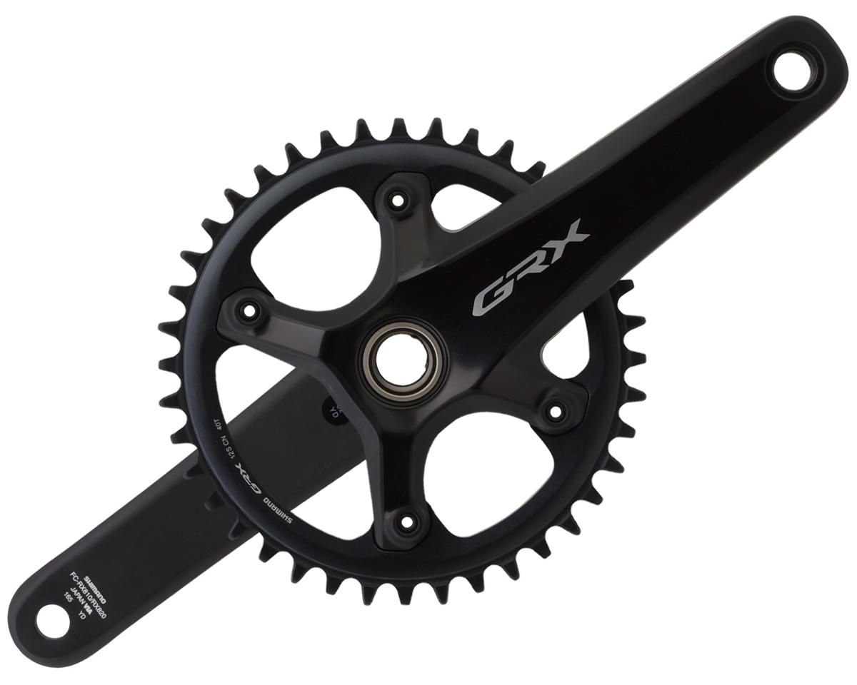 Shimano GRX RX820-1 Crankset (Black) (1 x 12 Speed) (Hollowtech II) (165mm) (40T)