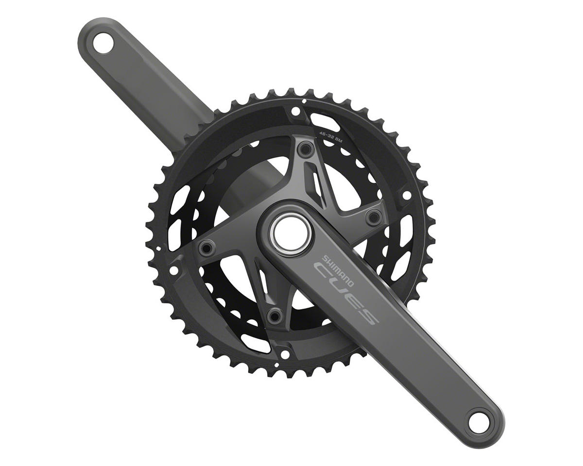 Shimano CUES FC-U6010-2 Crankset (Black) (11 Speed) (175mm) (46/32T) (Hollowtech II)