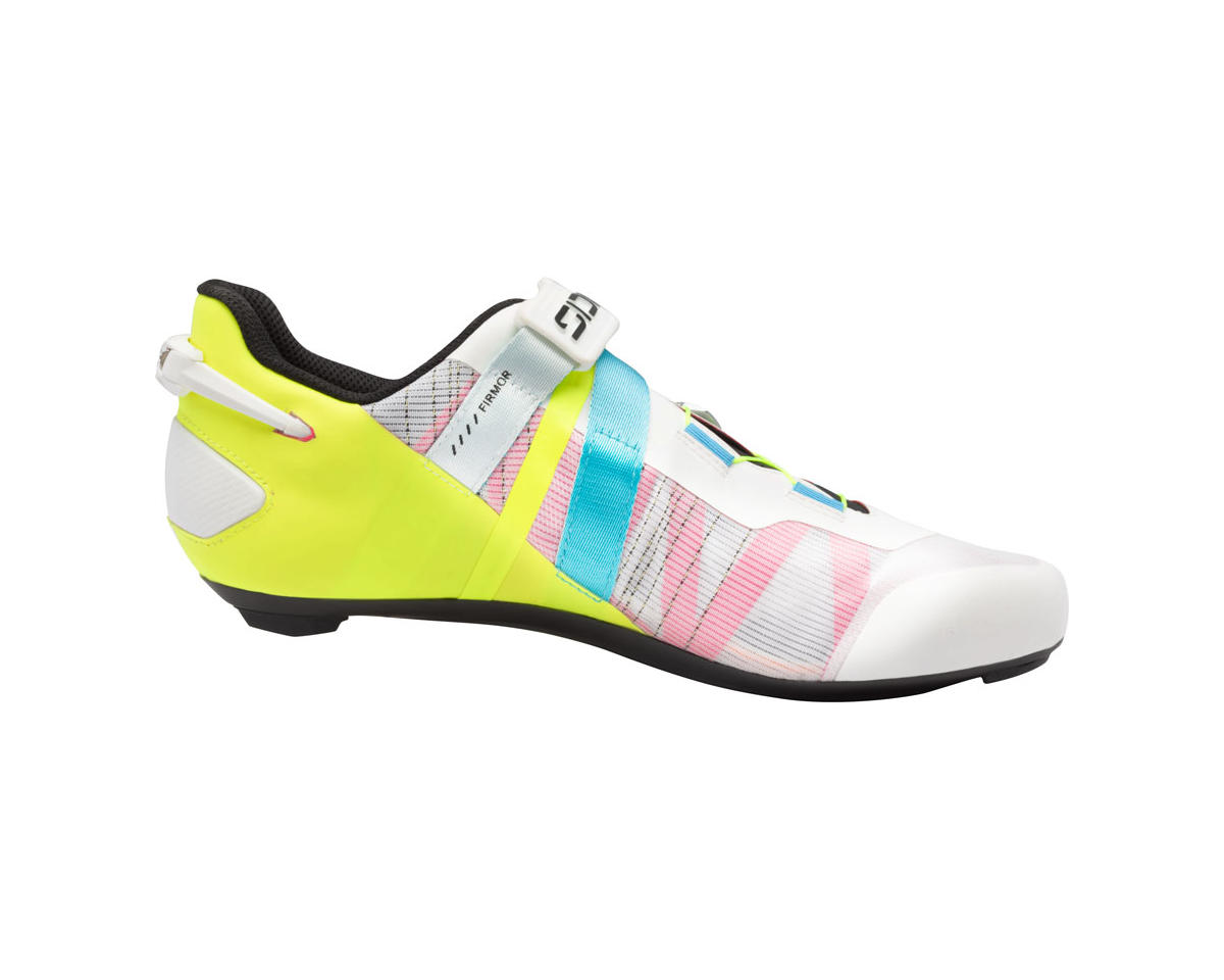 Sidi Wire 3 Road Shoes (White/Yellow Fluo) (40) (Millenium Fit)