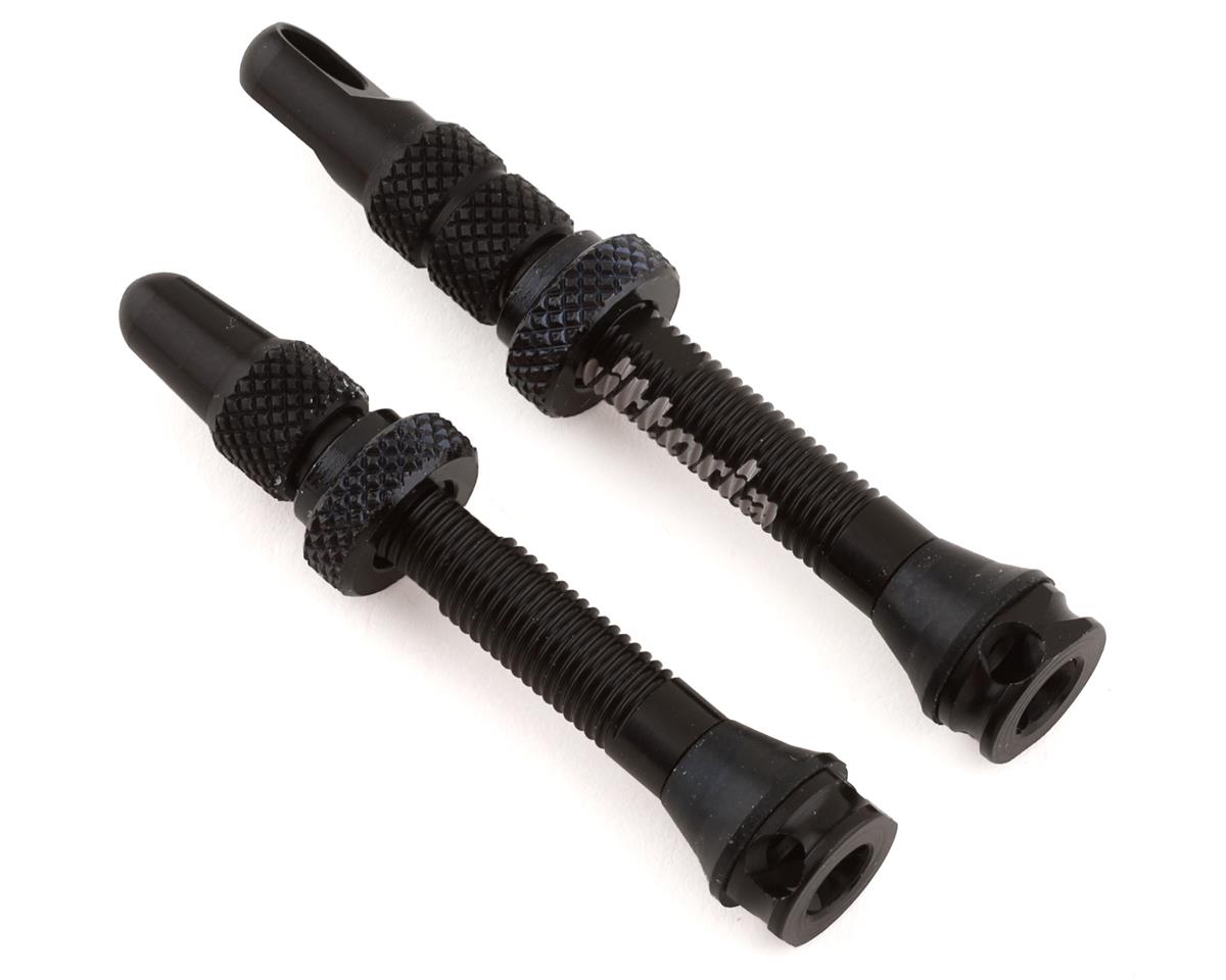 Vittoria Multiway Tubeless Valves (Black) (Pair) (40mm)