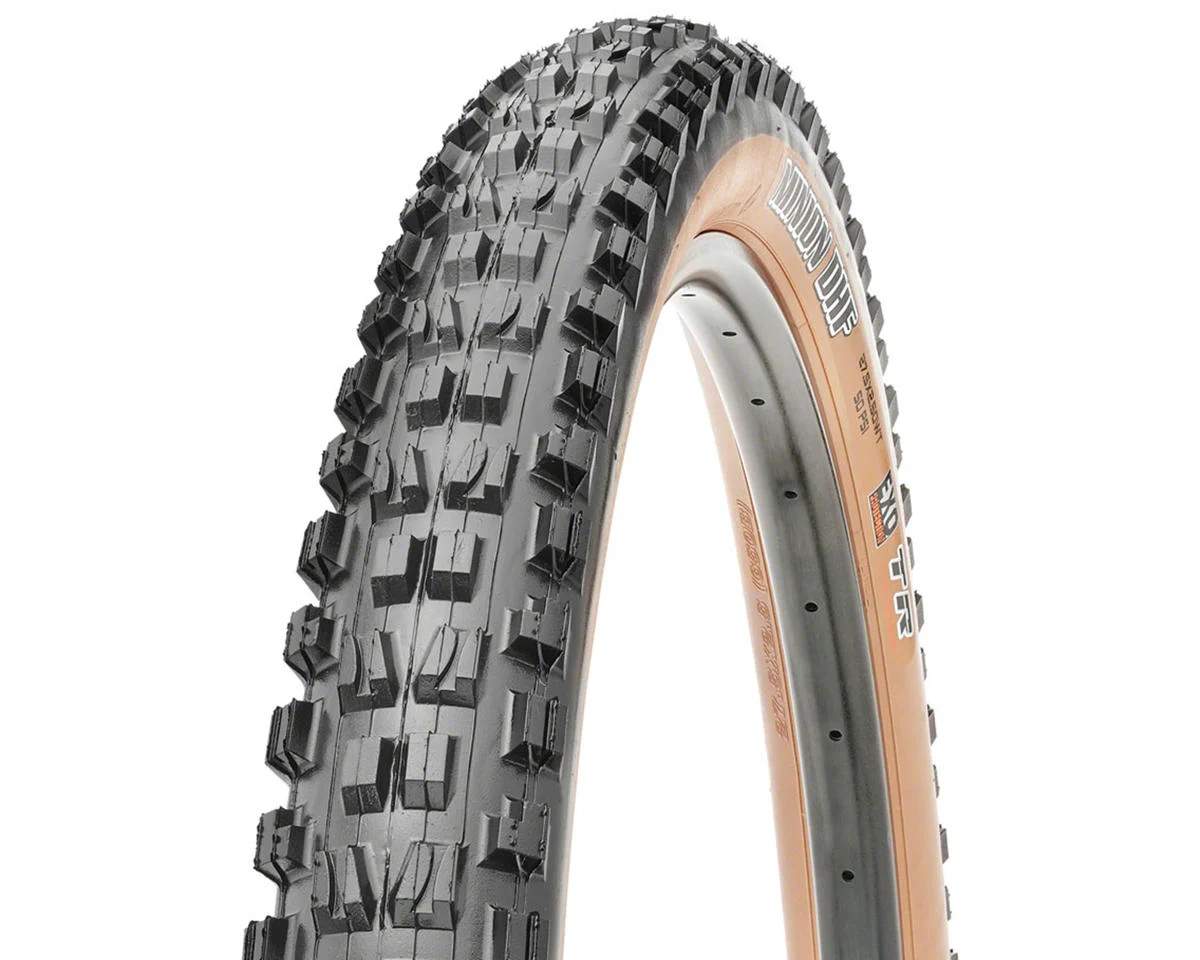 Maxxis Minion DHF Tubeless Mountain Tire (Tan Wall) (29″) (2.5″) (Dual/EXO)