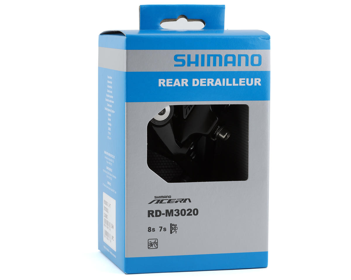 Shimano Acera RD-M3020-8 Rear Derailleur (Black) (7/8 Speed) (Long Cage) (SGS)