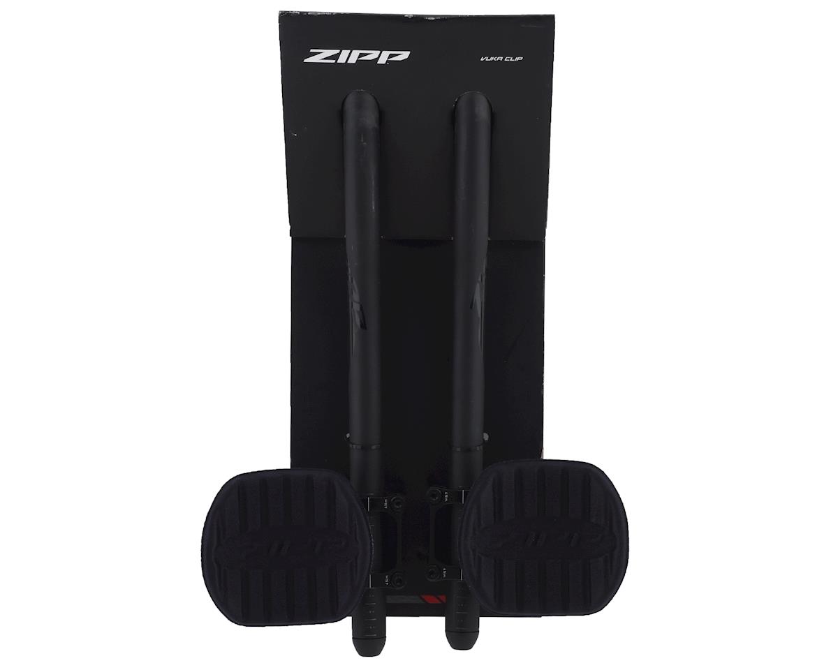 Zipp Vuka Clip Aerobars w/ Alumina Race Extensions (Black) (31.8mm) (Above Bar Mount)