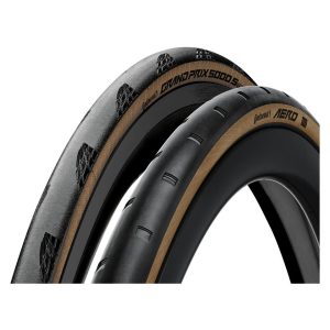 Continental Aero 111/Grand Prix 5000 S TDF Tire Set (Black/Transparent) (700c) (29mm & 30mm)