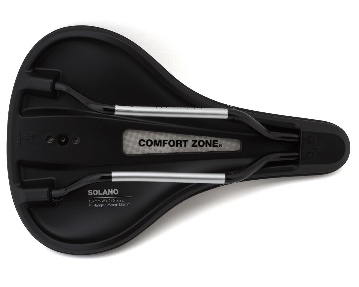 WTB Solano Fusion Form Saddle (Black) (Cromoly Rails) (Wide) (157mm)