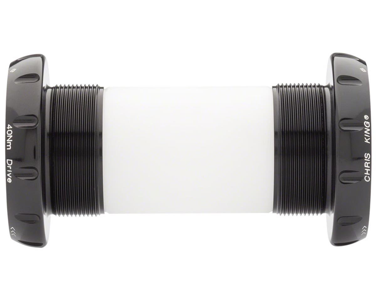 Chris King ThreadFit 30 Bottom Bracket w/Fit Kit 3 (Black) (English) (For 30mm Spindles)