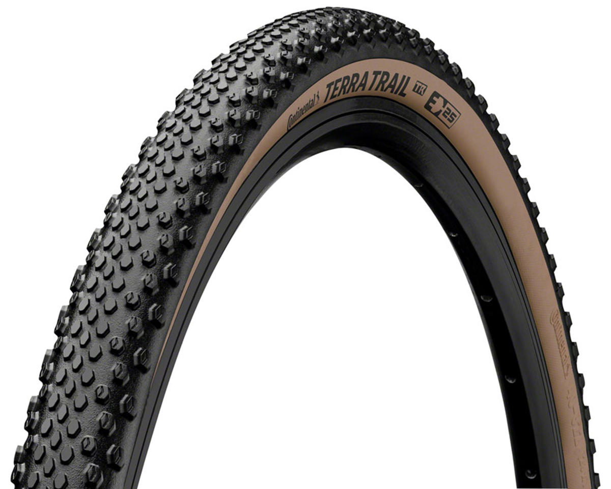 Continental Terra Trail Tubeless Gravel Tire (700c) (45mm) (ShieldWall) (Black/Brown)