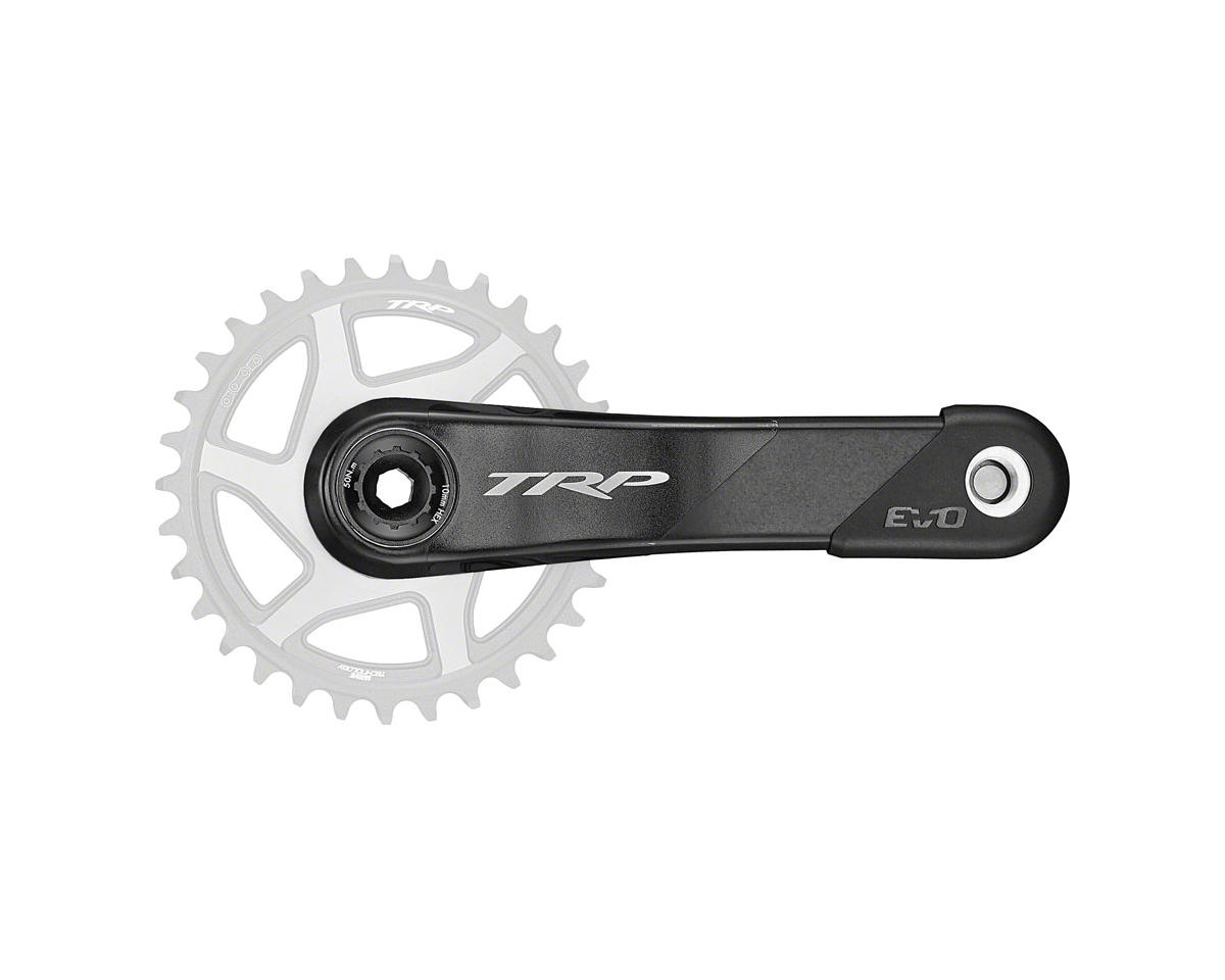 TRP CK-9050 EVO Carbon Crankset (Black/Silver) (CINCH) (30mm Spindle) (165mm) (12 Speed)