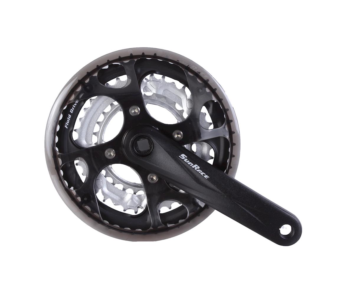 Sunrace FCM300 Crankset (Black) (3 x 7/8 Speed) (175mm) (48/38/28T)