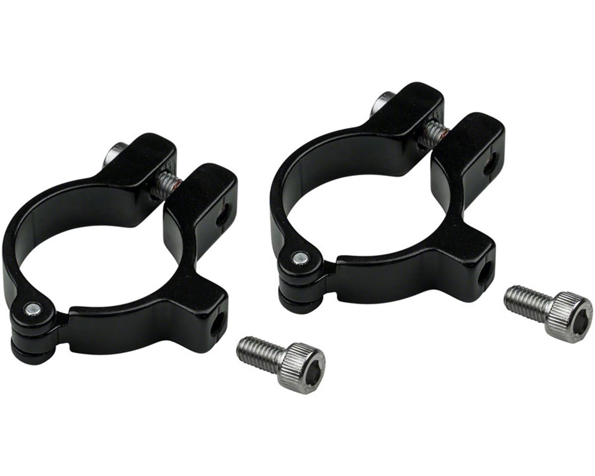 Velo Orange Hinged Water Bottle Cage Clamps (Black) (28.6mm)