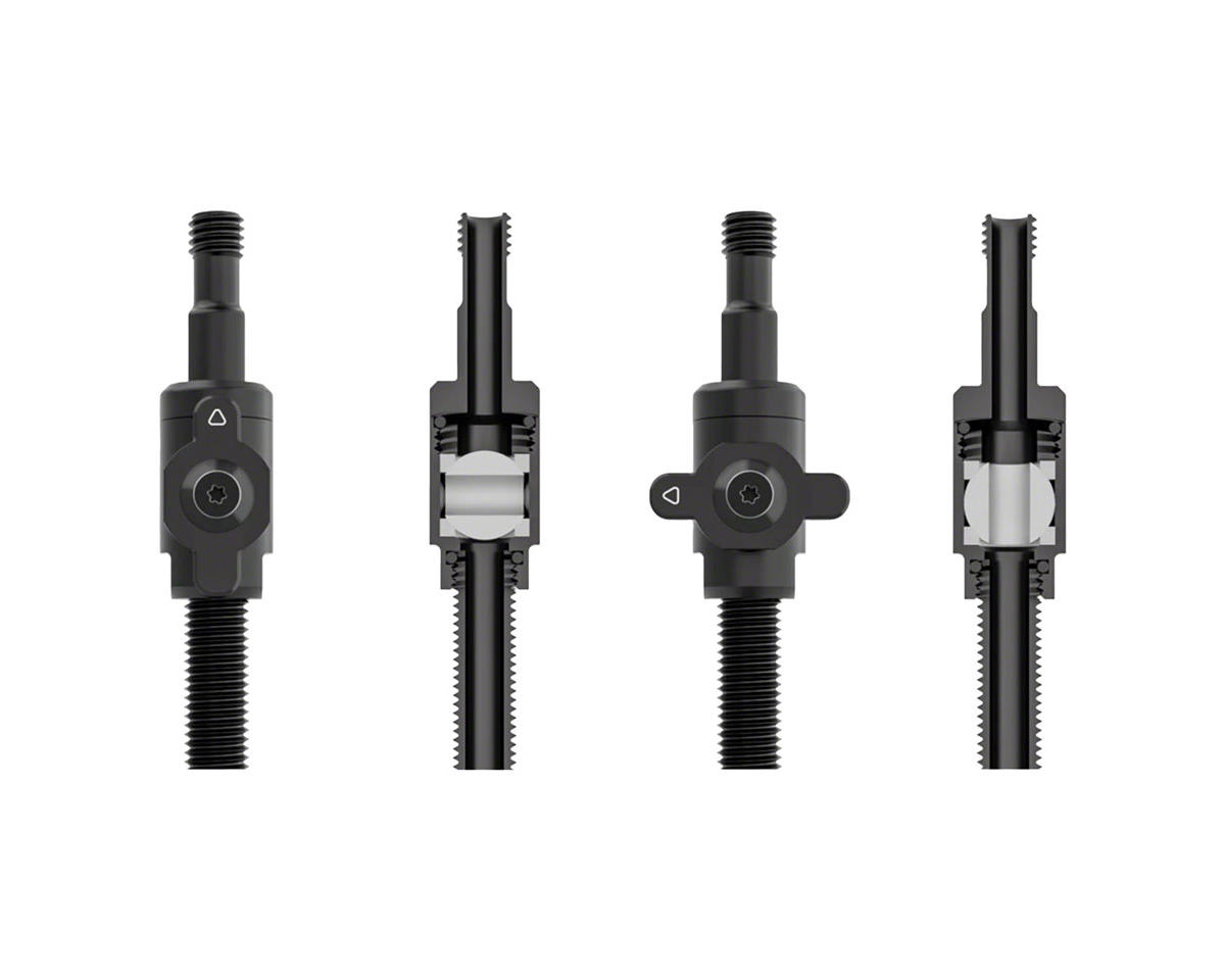 Muc-Off Big Bore Lite Tubeless Valves (Black) (Pair) (Small) (30mm)