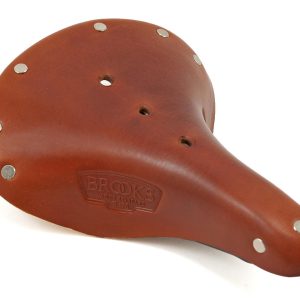Brooks B17 Women’s Saddle (Honey) (Black Steel Rails) (177mm)