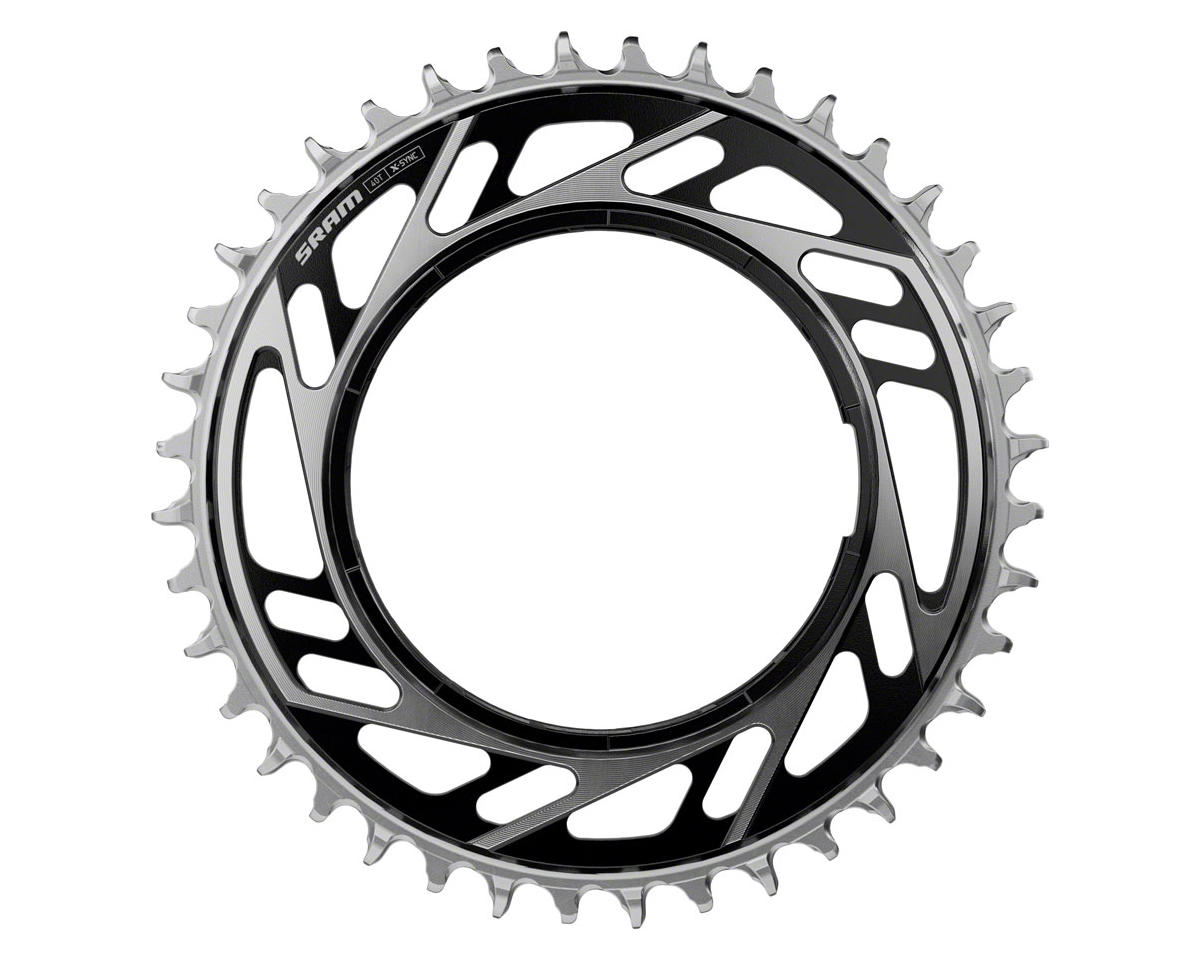 SRAM RED XPLR X-SYNC Gravel Chainring (Black/Silver) (12/13 Speed) (Single) (42T) (Thread Mount) (E1)