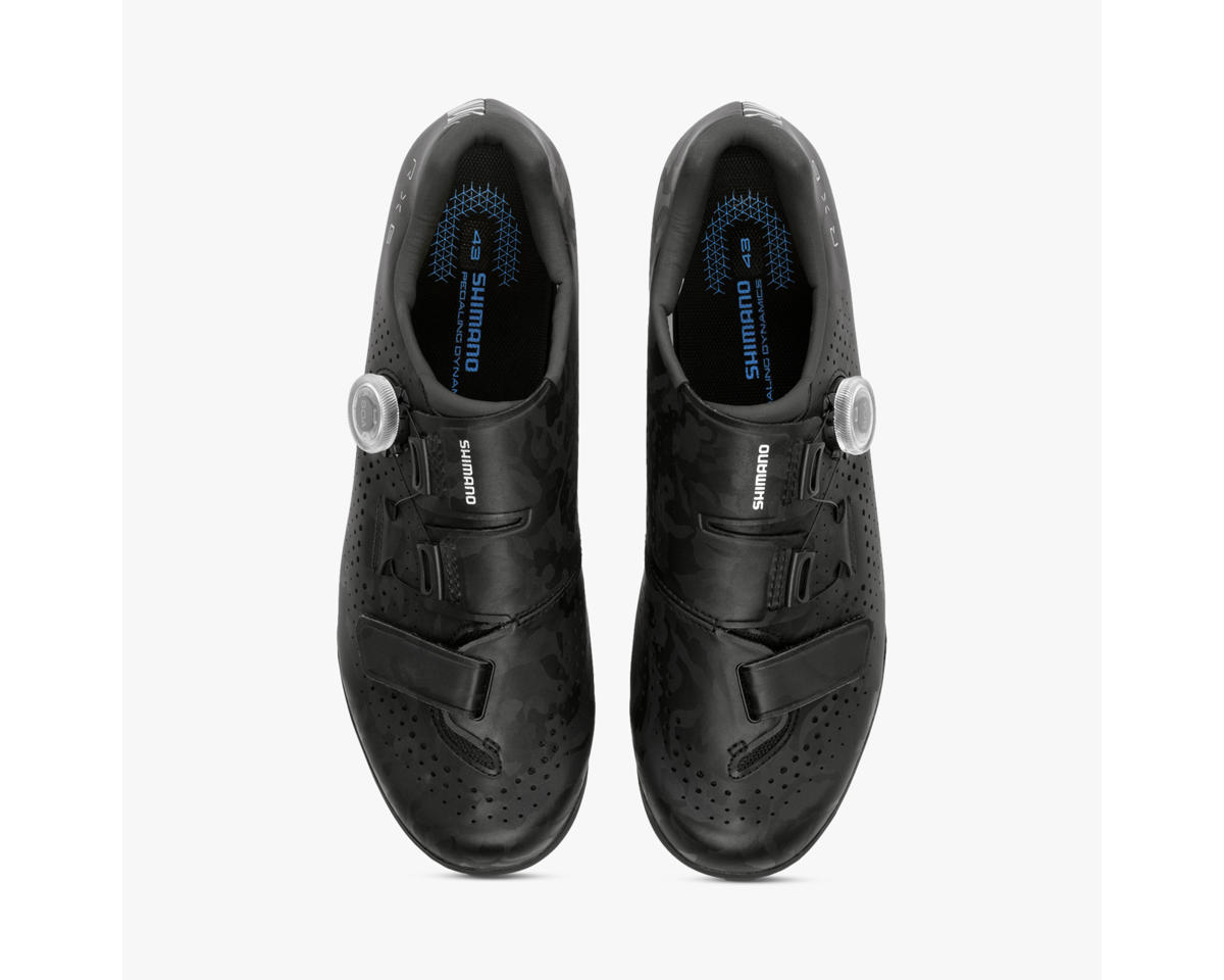 Shimano SH-RX600E Gravel Shoes (Black) (41) (Wide) (Wide Version)