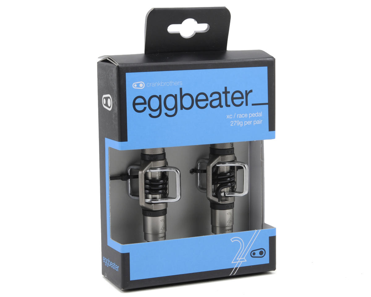 Crankbrothers Egg Beater 2 Pedals (Silver w/Black Spring)