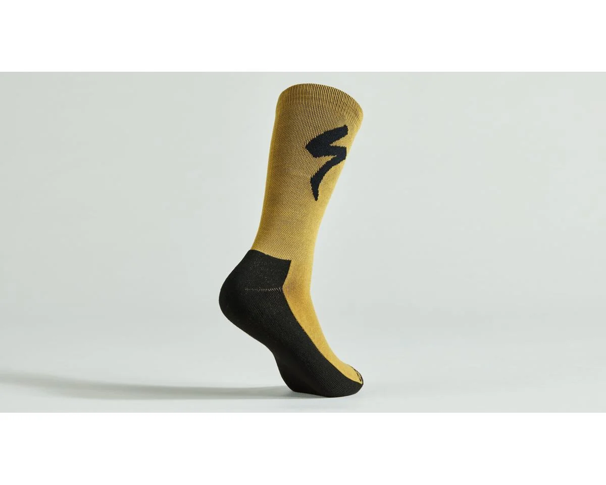 Specialized Primaloft Lightweight Tall Logo Socks (Harvest Gold) (S)