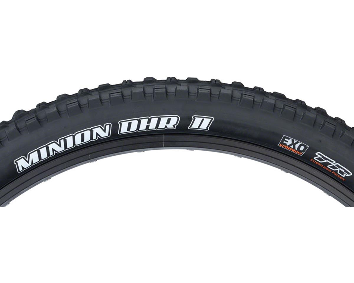 Maxxis Minion DHR II Tubeless Mountain Tire (Black) (26″) (2.4″) (MaxxTerra/EXO)