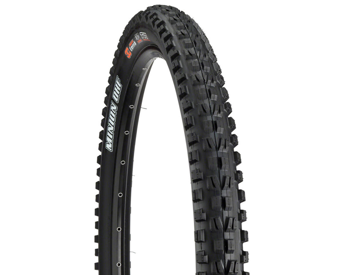 Maxxis Minion DHF Tubeless Mountain Tire (Black) (26″) (2.3″) (Dual/EXO)