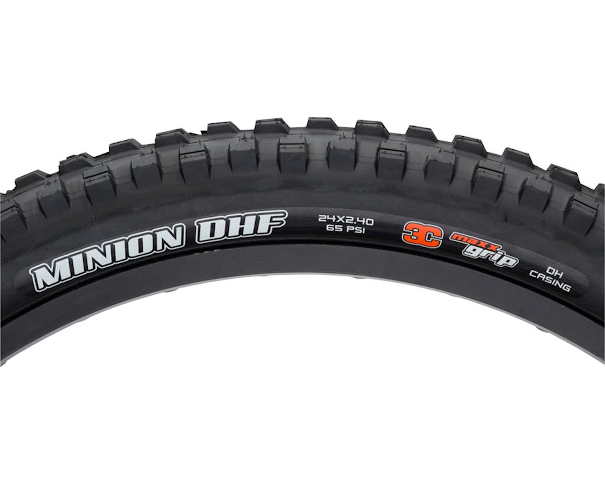 Maxxis Minion DHF Mountain Tire (Black) (Wire) (24″) (2.4″) (MaxxGrip) (507 ISO) (Tube Type)