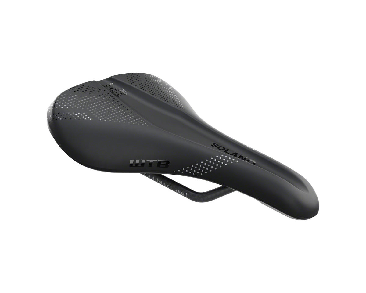 WTB Solano Fusion Form Saddle (Black) (Carbon Fiber Rails) (Wide) (157mm)