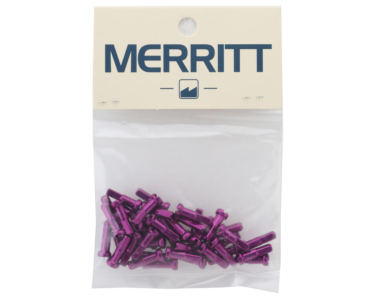 Merritt 14G Alloy Nipples (Purple) (Bag of 40)