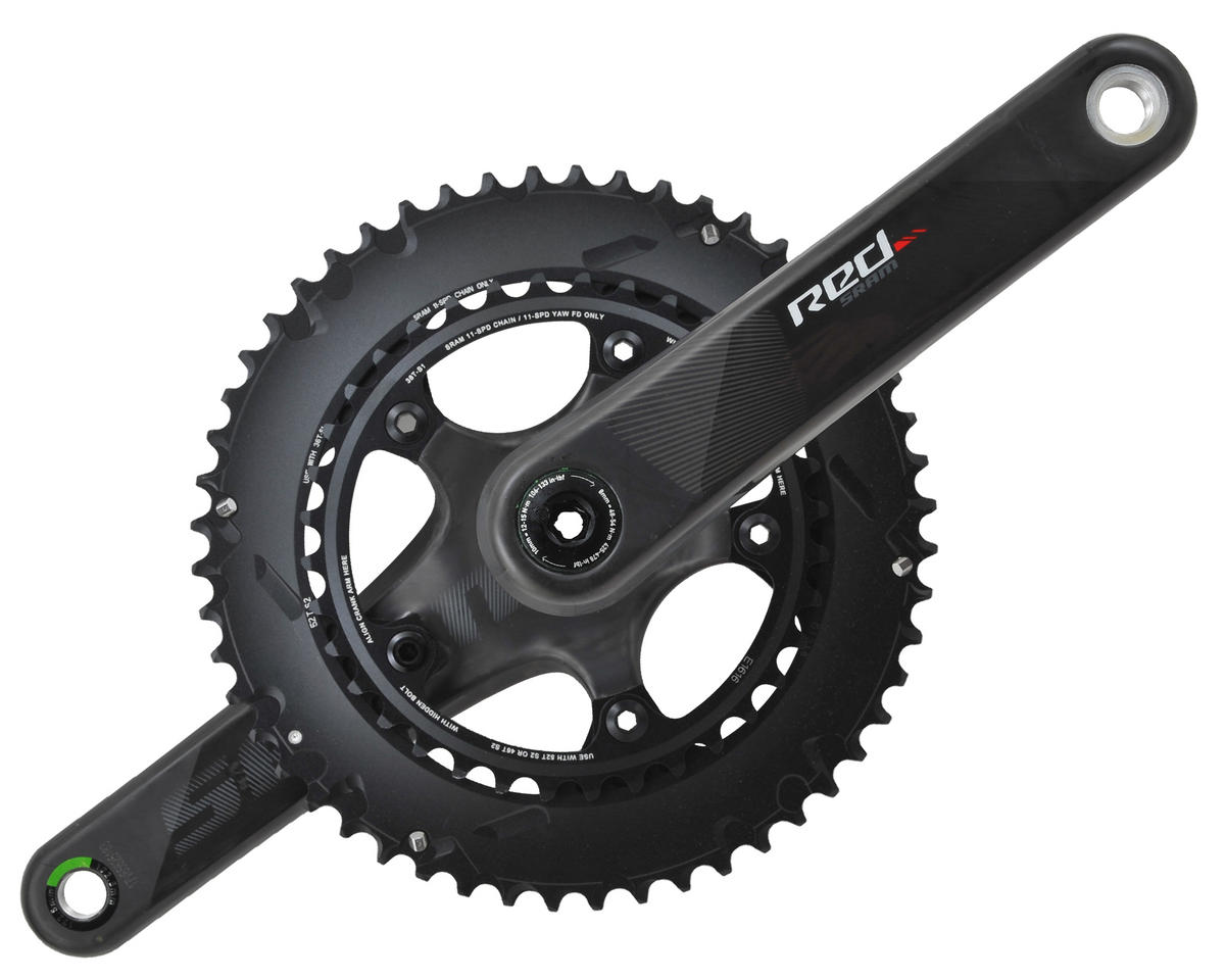 SRAM Red Crankset (Black) (2 x 11 Speed) (GXP Spindle) (C2) (172.5mm) (52/36T)