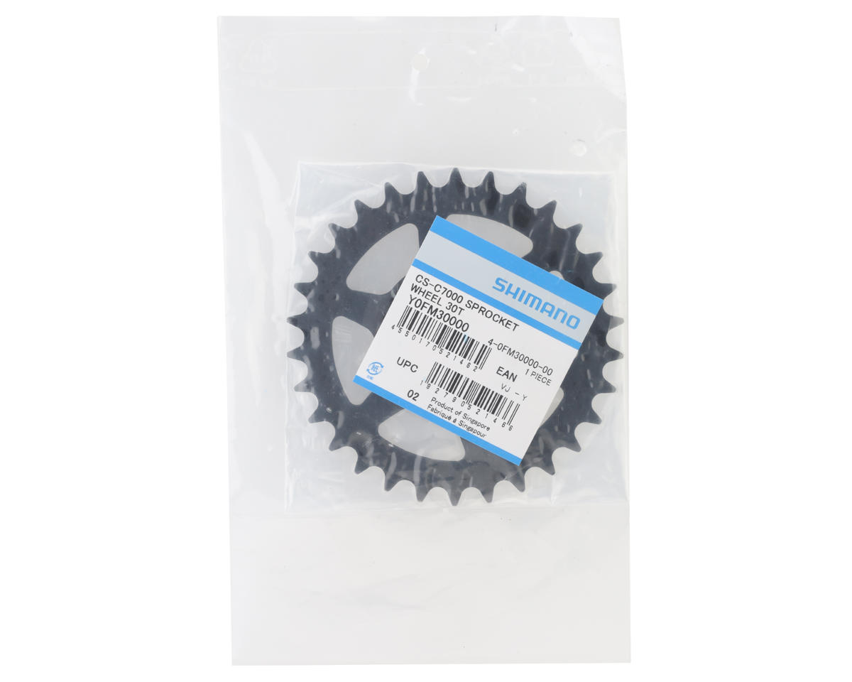 Shimano Steps CS-C7000 Single Sprocket for E-Bike (Black) (30T) (Shimano Nexus Hubs)