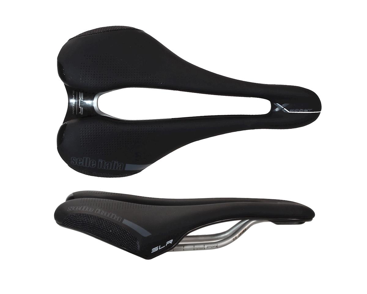 Selle Italia SLR Boost X-Cross TI 316 SuperFlow Saddle (Black) (Titanium Rails) (L3) (145mm)