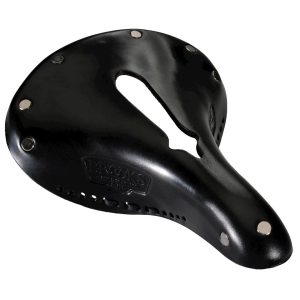 Brooks B17 Imperial Women’s Saddle (Black) (Steel Rails) (177mm)