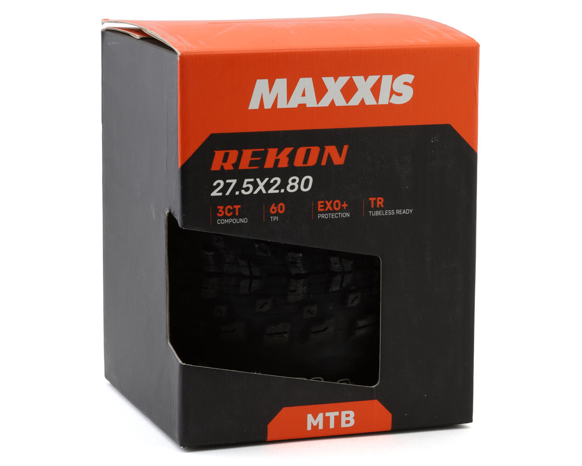 Maxxis Rekon+ Tubeless Mountain Tire (Black) (27.5″) (2.8″) (MaxxTerra/EXO+)